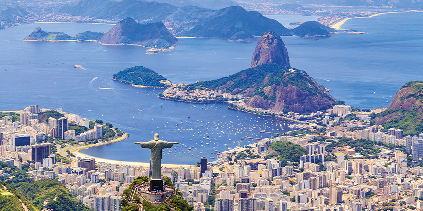 Colorful float during a major festival in Brazil